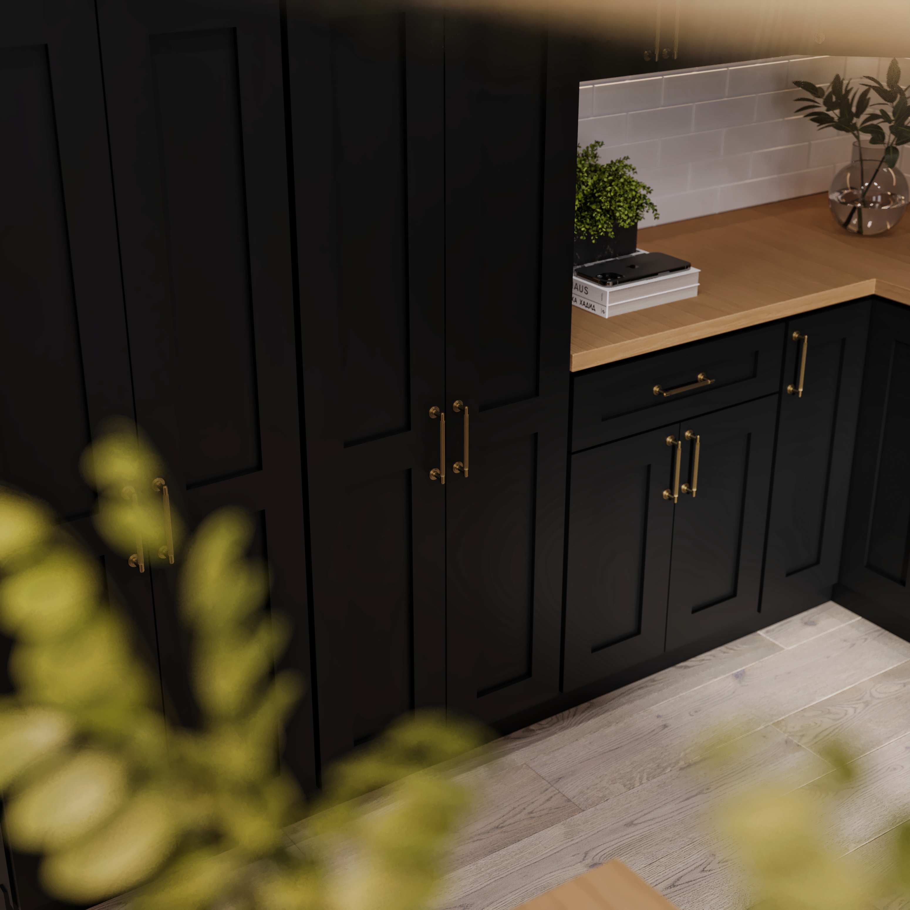Iron black kitchen