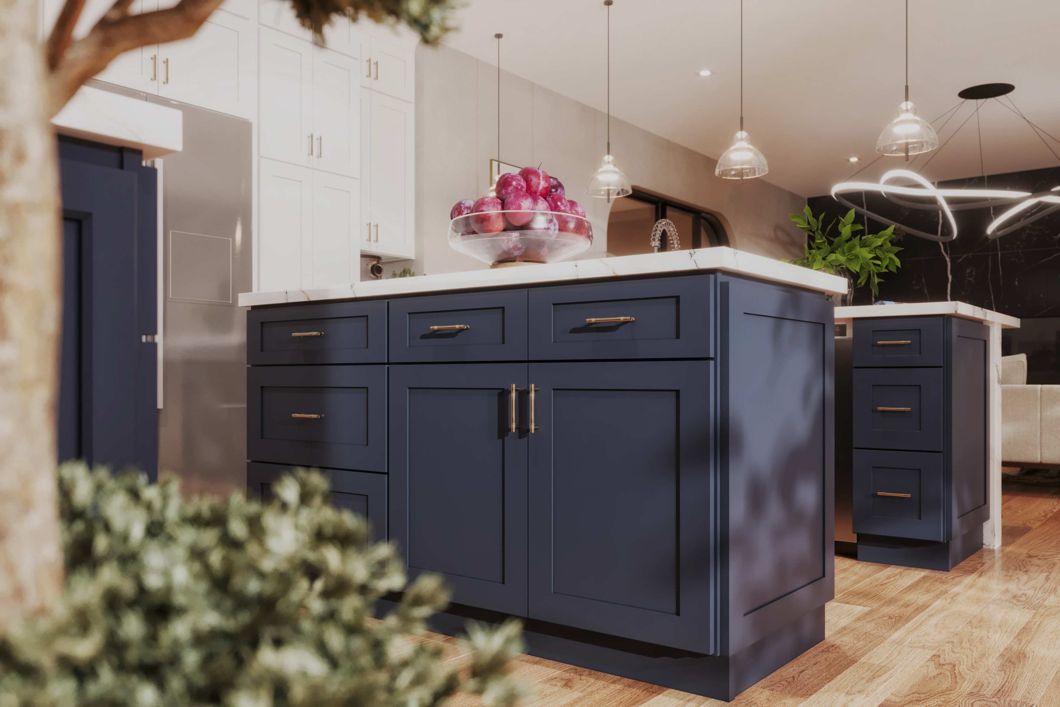 Navy Blue Pantry